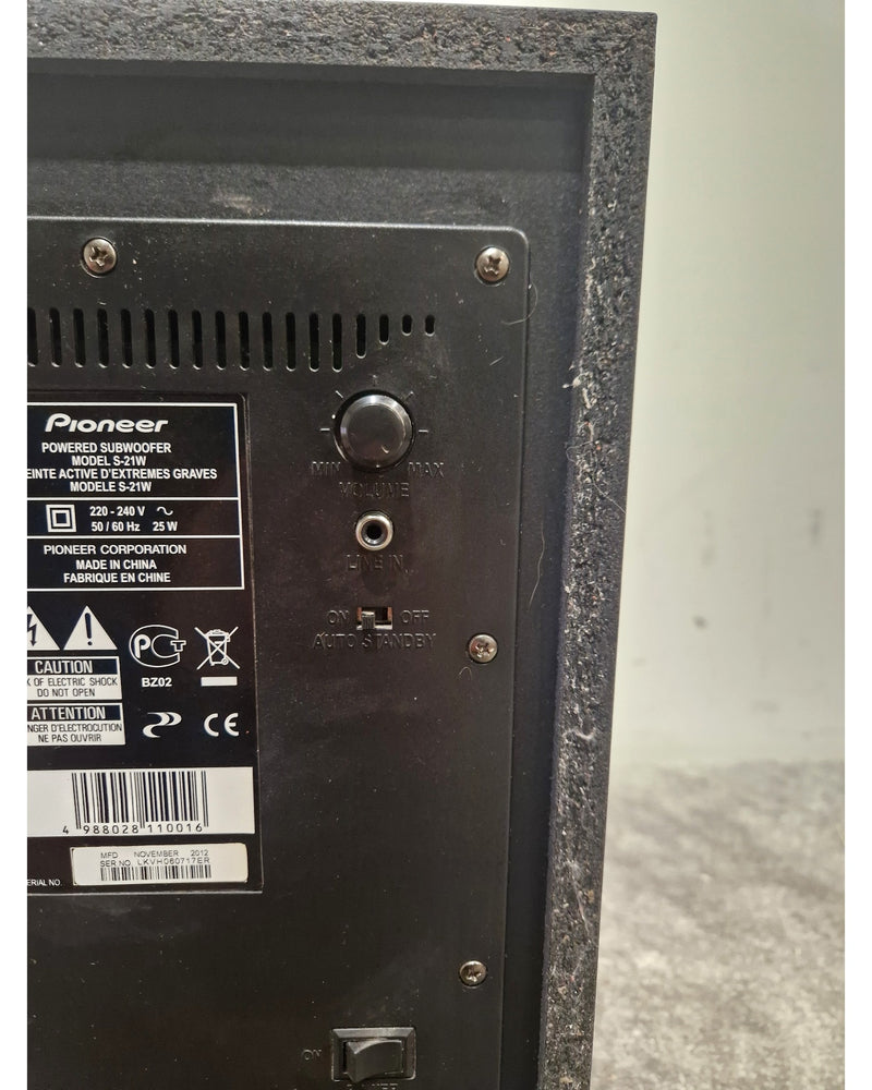Pioneer S-21W - Subwoofer - Very Good - Image 4