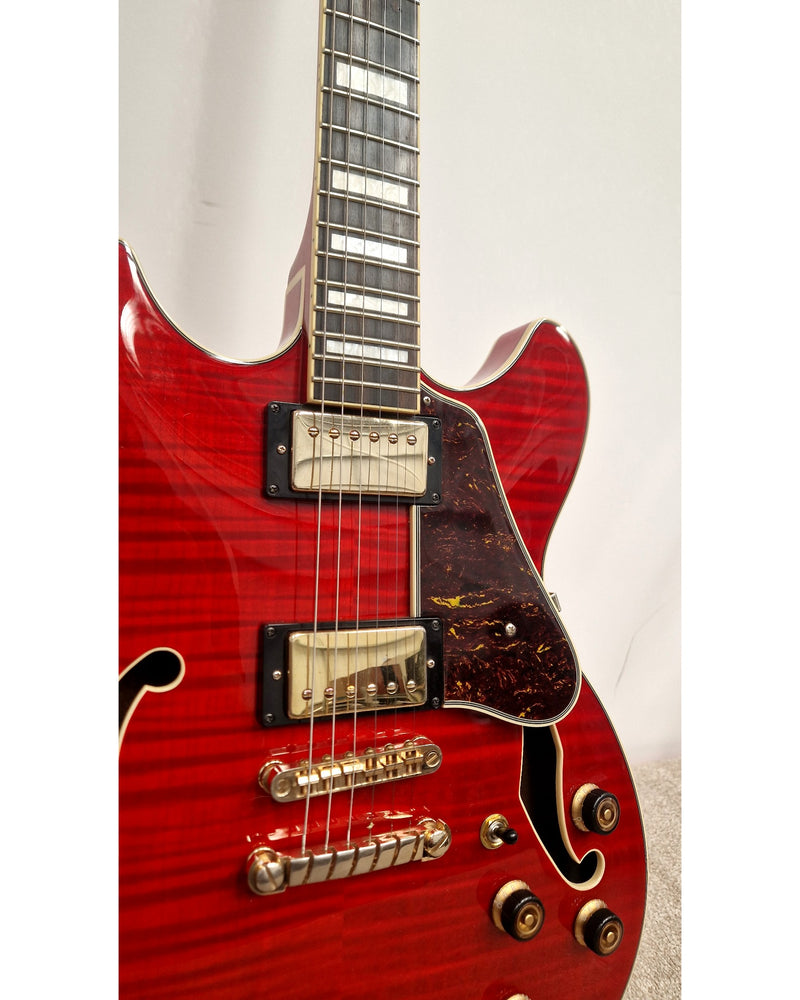 Ibanez AS93FM-TCD - Electric Guitar - Transparent Cherry Red - Excellent w/ Soft Case - image 6