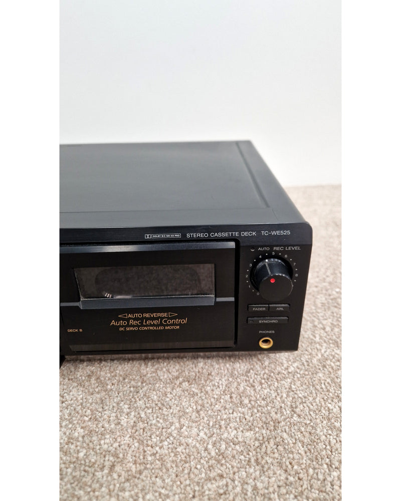 Sony TC-WE525 - Cassette Deck - Black - Excellent - image 2