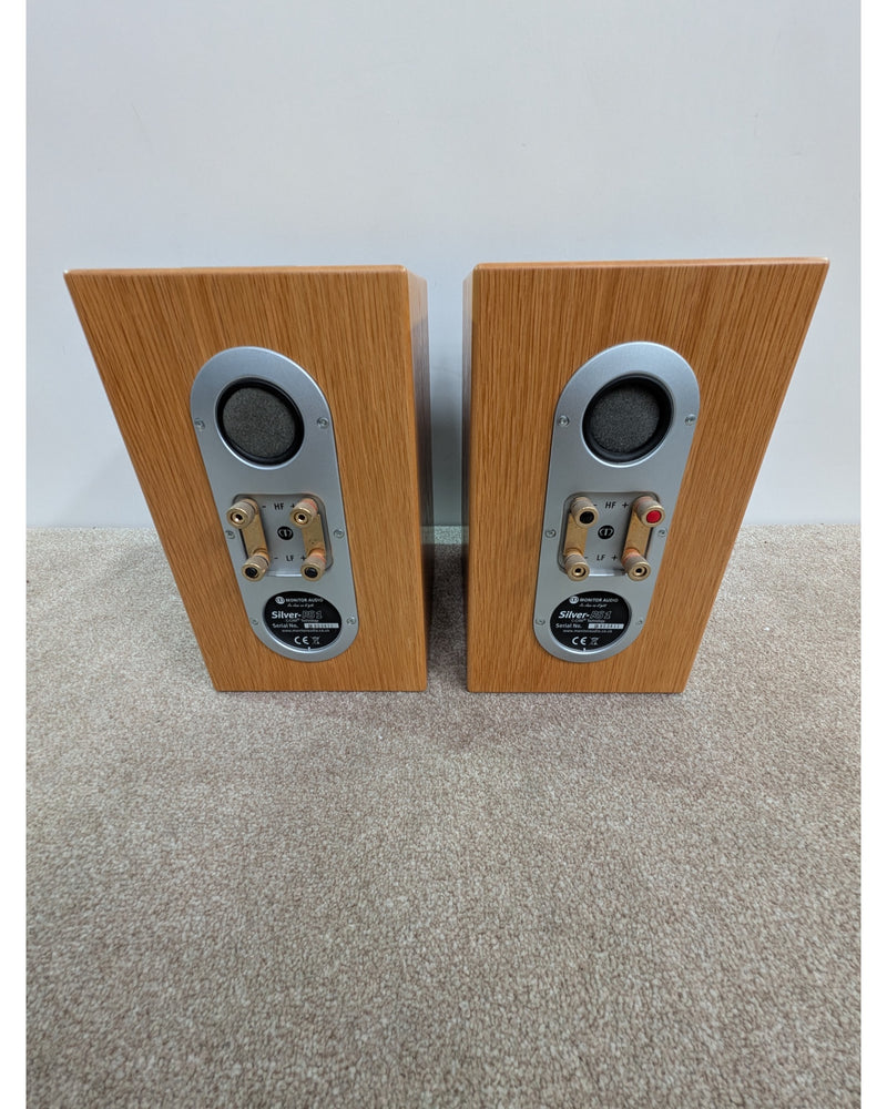 Monitor Audio Silver RS1 - Hi-Fi Speakers - Natural Oak - Like New w/ Original Box & Manuals - image 7