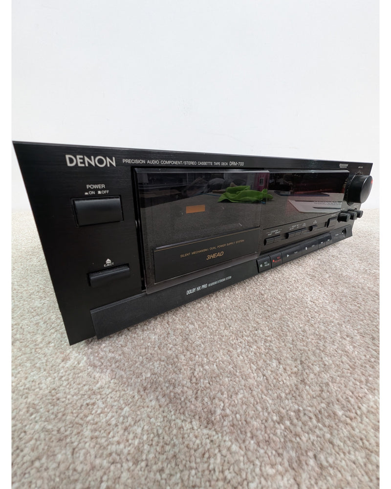 Denon DRM-700 - Cassette Deck - Black - Very Good w/ Manuals - image 7