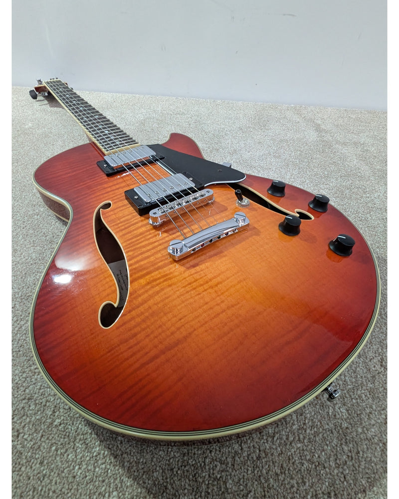 Comins GCS-1 - Electric Guitar - Cherry Sunburst - Very Good w/ Hard Case - image 6