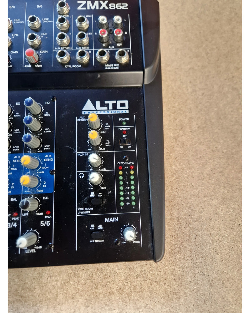 Alto Professional ZMX862 - Mixer - Good - Image 4