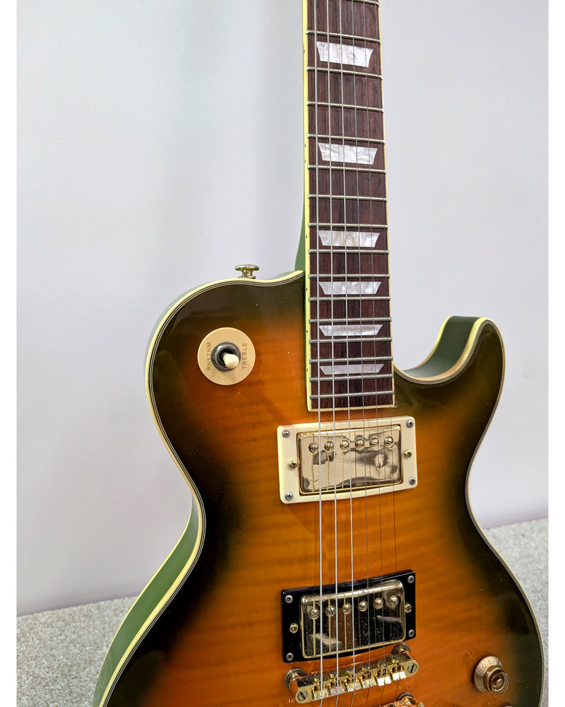Fitness Les Paul - Electric Guitar - Green - Excellent - image 6