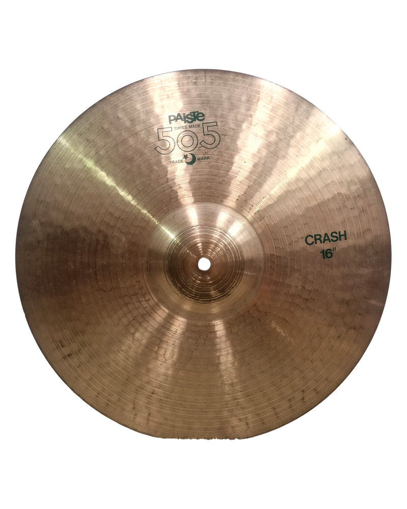 Paiste 505 16" Crash  Cymbal - Cymbal - Very Good - image 1