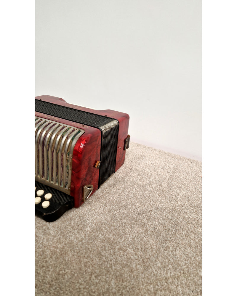 Hohner Erica - Accordion - Red - Fair - image 9