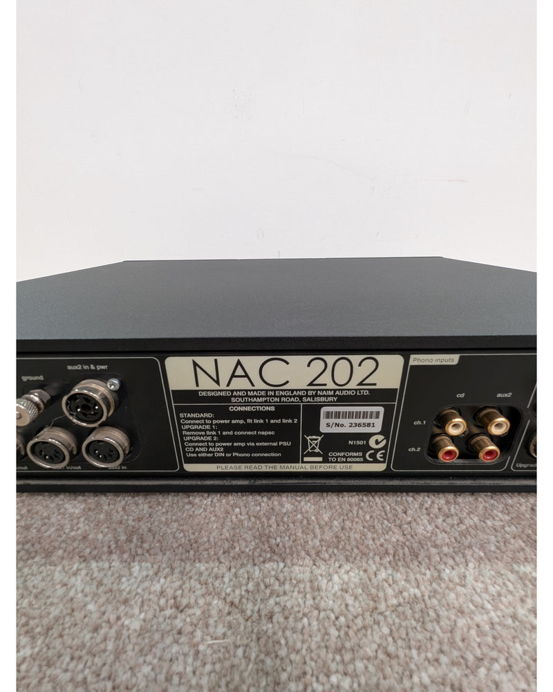 Naim NAC 202 - Hi-Fi Amplifier - Black - Good w/ Original Box & Cables - image 11
