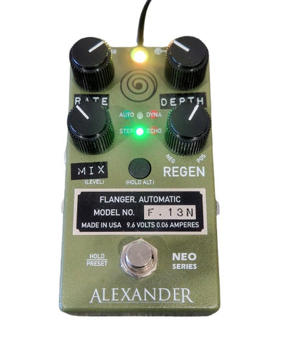 Alexander F-13 Neo - Effects Pedal - Green - Excellent w/ Original Box