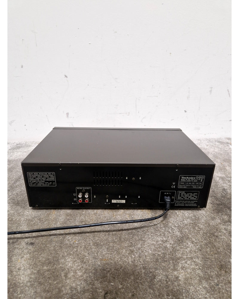 Technics RS-TR474 - Stereo Cassette Deck - Black - Excellent - Image 5