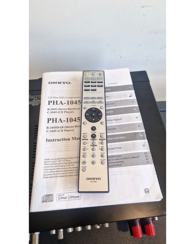 Onkyo PHA-1045DAB - Hi-Fi Amplifiers - Black - Very Good w/ Manuals & remote - Image 13