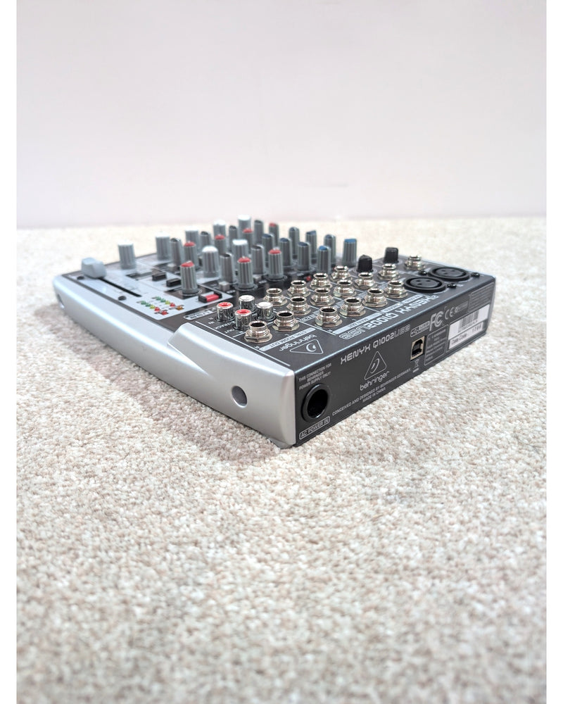 Behringer Xenyx Q1002USB - Mixer - Black/Silver - Very Good w/ Power Supply & Manuals - image 9