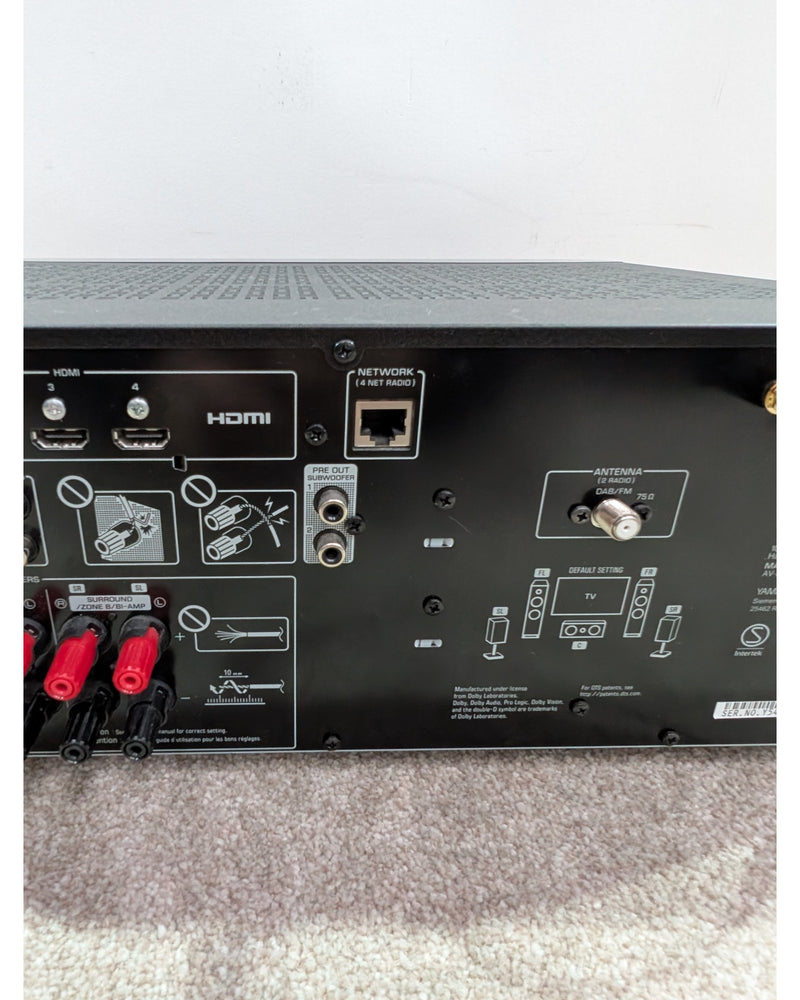 Yamaha RX-V4A - Receiver - Black - Very Good w/ Remote Control - image 12