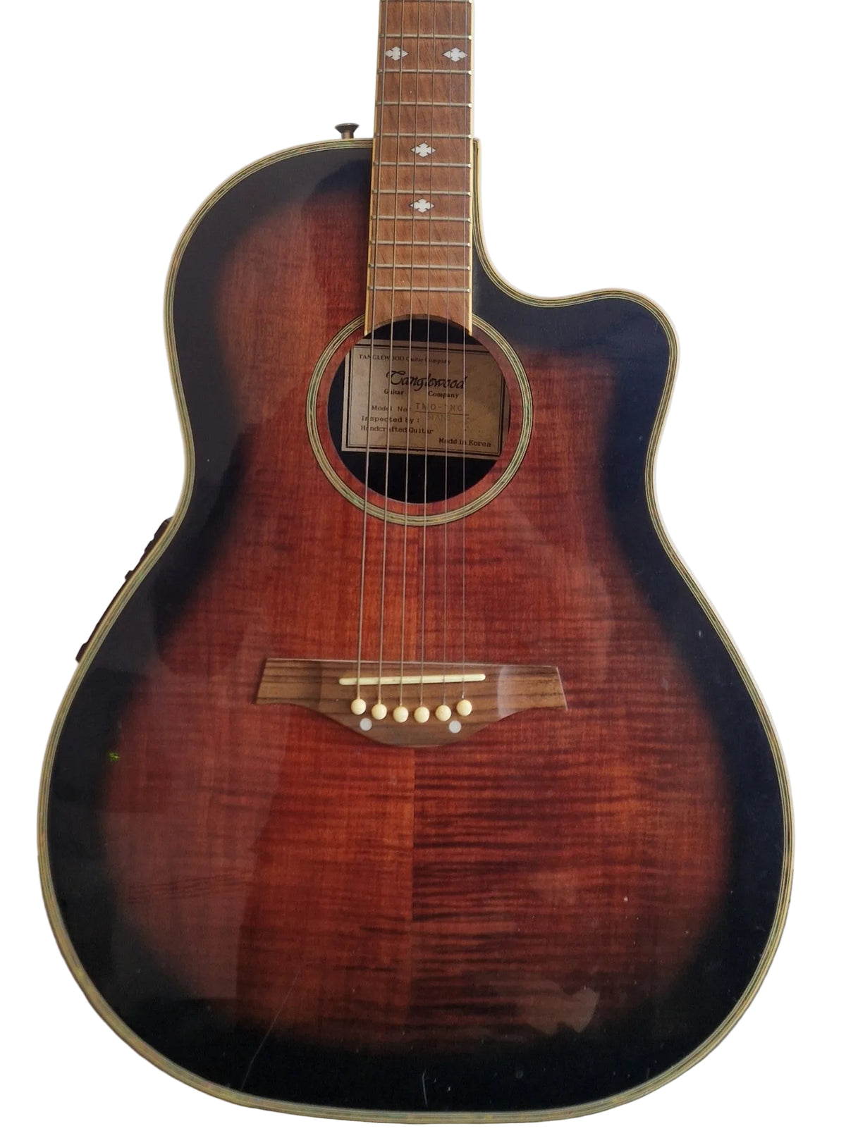 Tanglewood TMO-7NC - Acoustic Guitars - Sunburst - Very Good