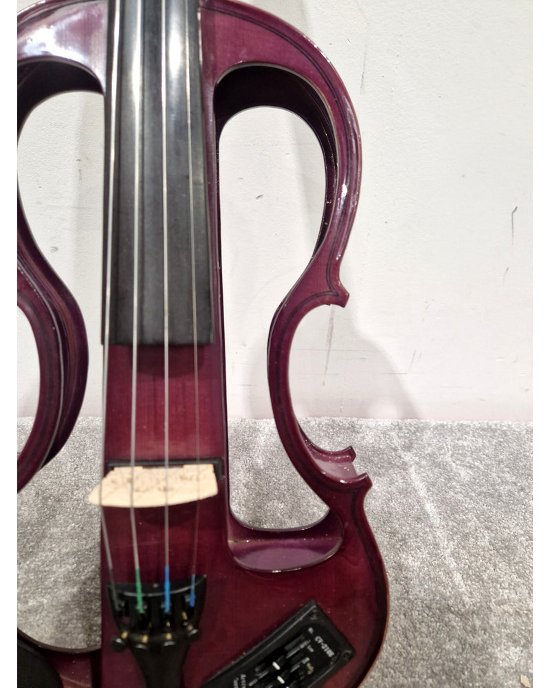 Carlo Giordano CV-210E Electric Violin 4/4 - Excellent w/ Hard Case & 2 bows - Image 9