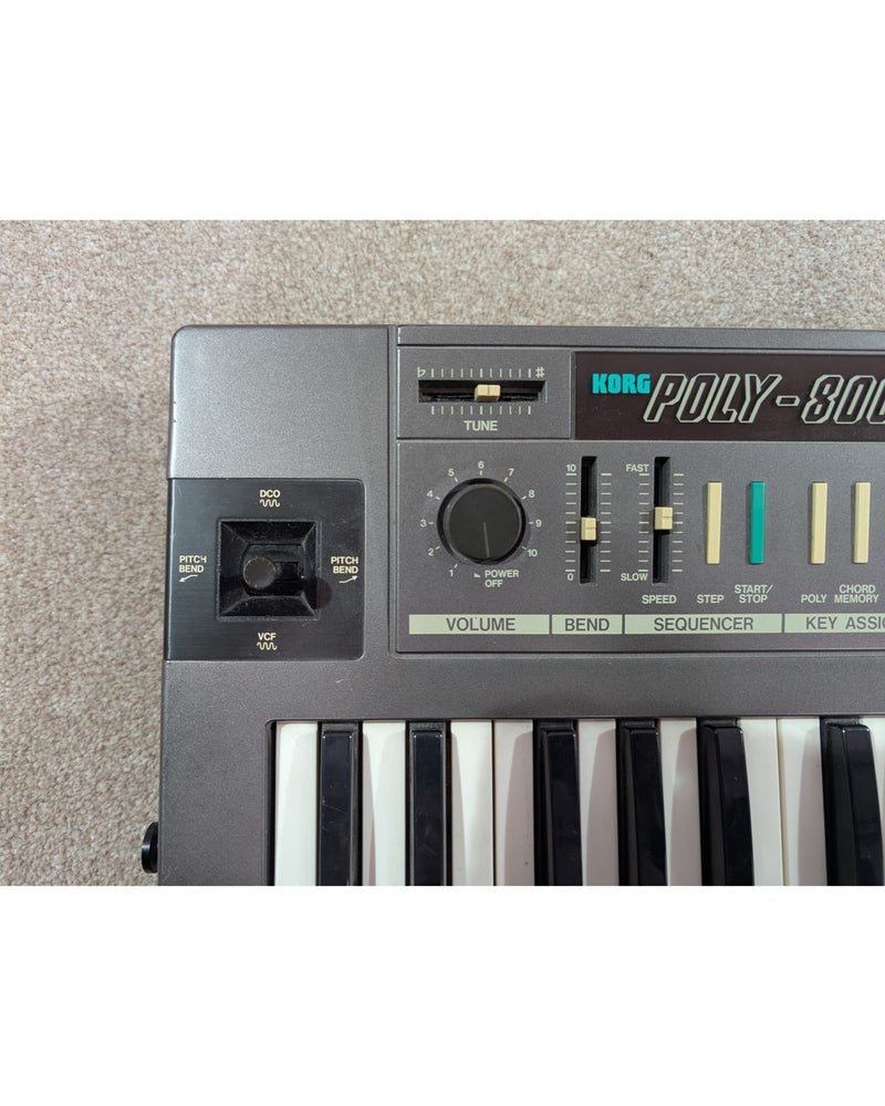 Korg Poly-800 - Synthesizer - Black - Good w/ Power Supply & Manuals - image 2