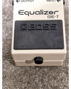Boss GE-7 - Graphic Equalizer Pedal - White/Silver - Excellent w/ Original Box & Manuals - Photo 8