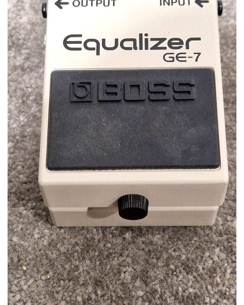 Boss GE-7 - Graphic Equalizer Pedal - White/Silver - Excellent w/ Original Box & Manuals - Image 8