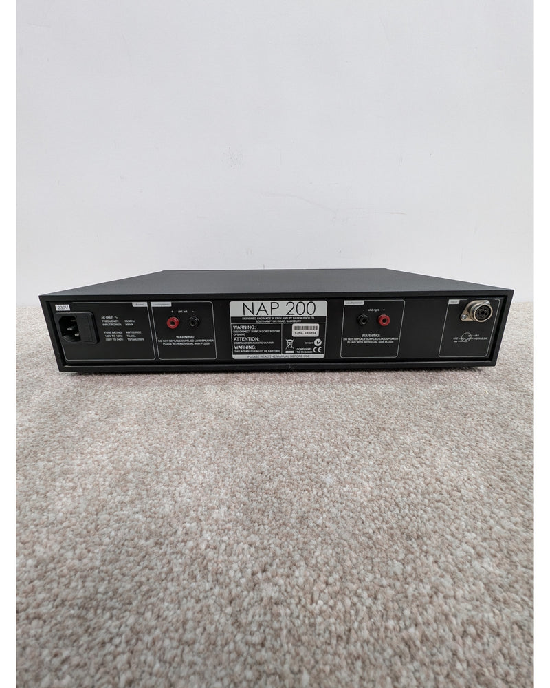 Naim NAP 200 - Hi-Fi Amplifier - Black - Very Good w/ Original Box - image 5
