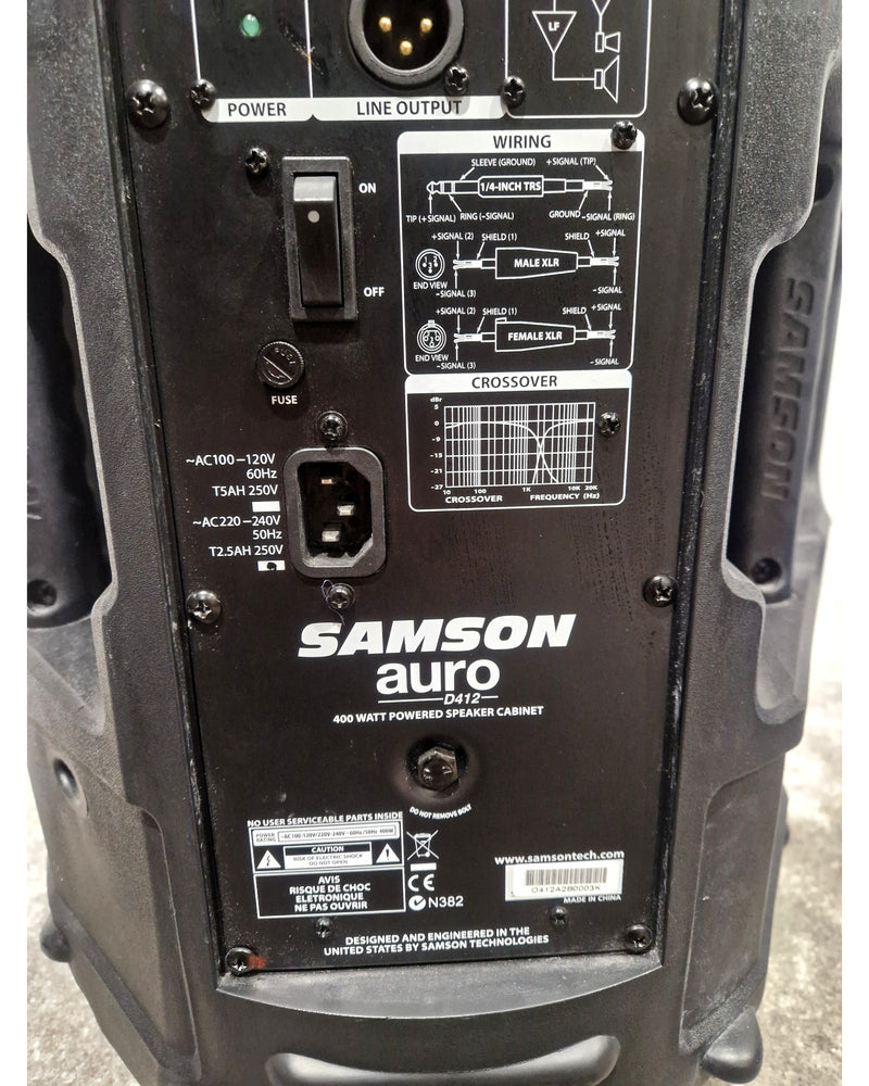 Samson Auro D412 - PA Speaker - Black - Spares or Repair - Image 3