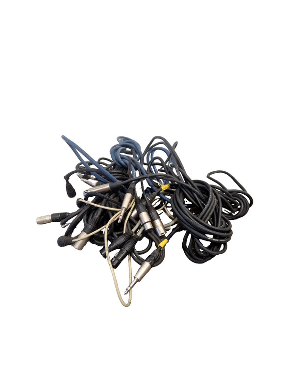Job Lot OF Microphone Cables - X10 – Microphone Cable - Good