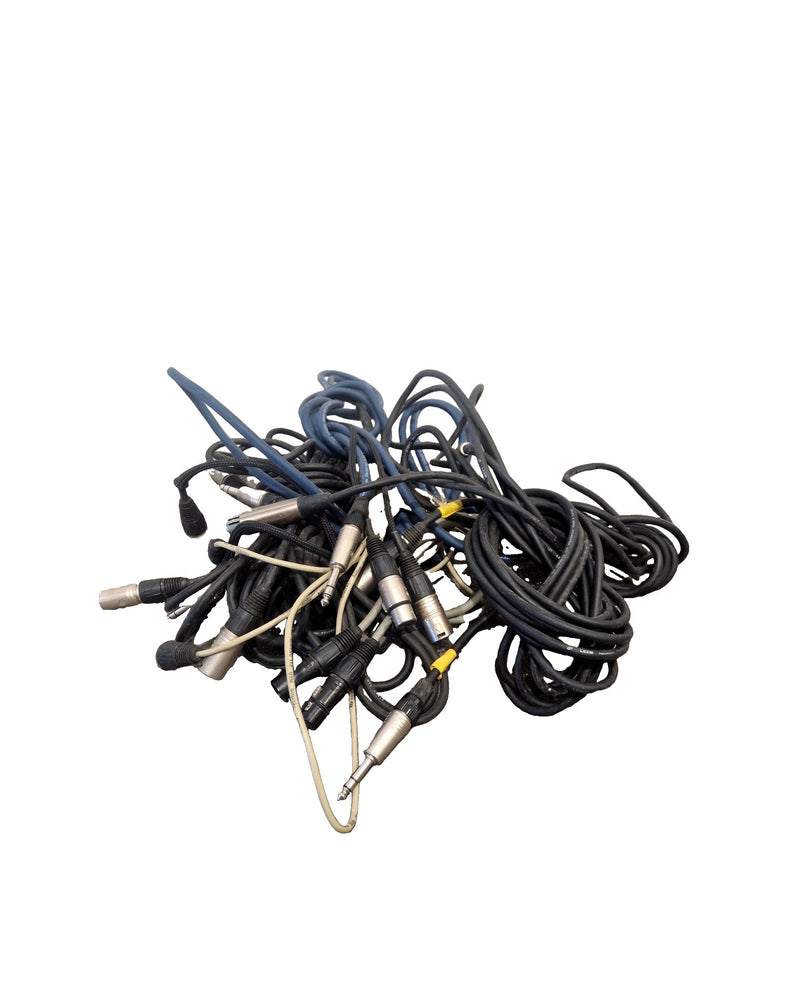 Job Lot OF Microphone Cables - X10 – Microphone Cable - Good - Image 1