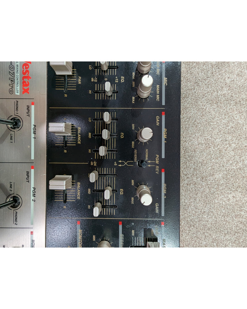 Vestax PMC-07Pro - DJ Equipment - Silver/Black - Good w/ Power Supply - image 9