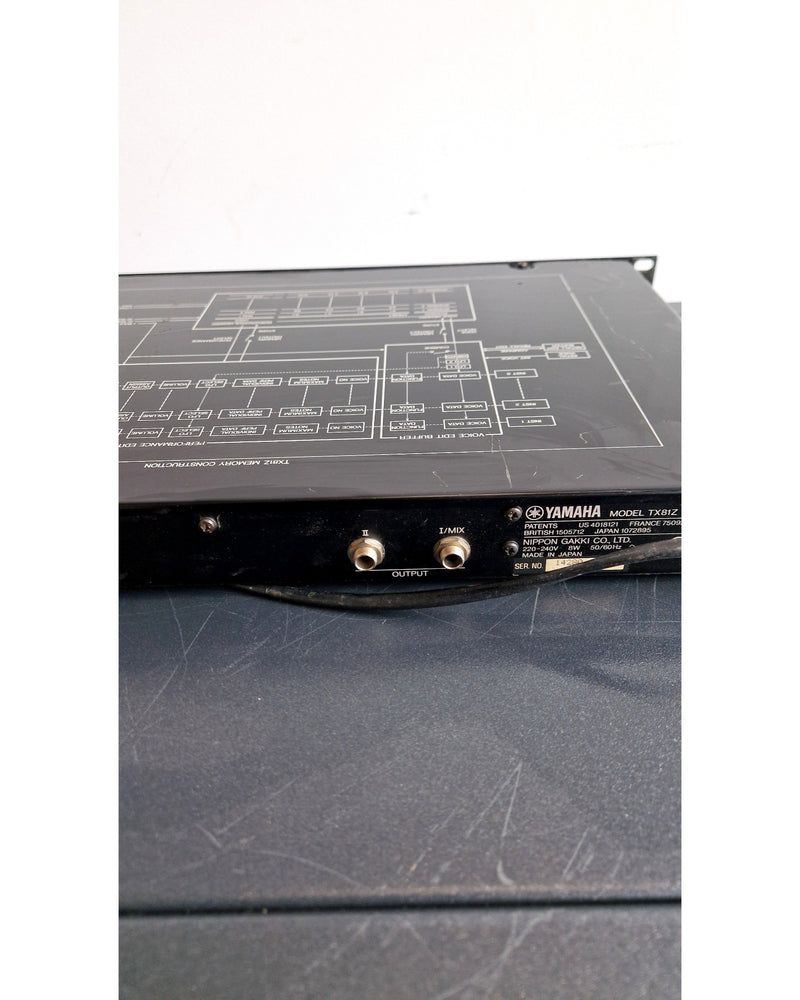 Yamaha TX81Z - FM Tone Generator - Black - Good - Image 2