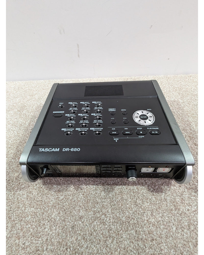 TASCAM DR-680 - Recorder - Black/Silver - Very Good w/ Original Box, Manuals, Power Supply, Cables - image 2