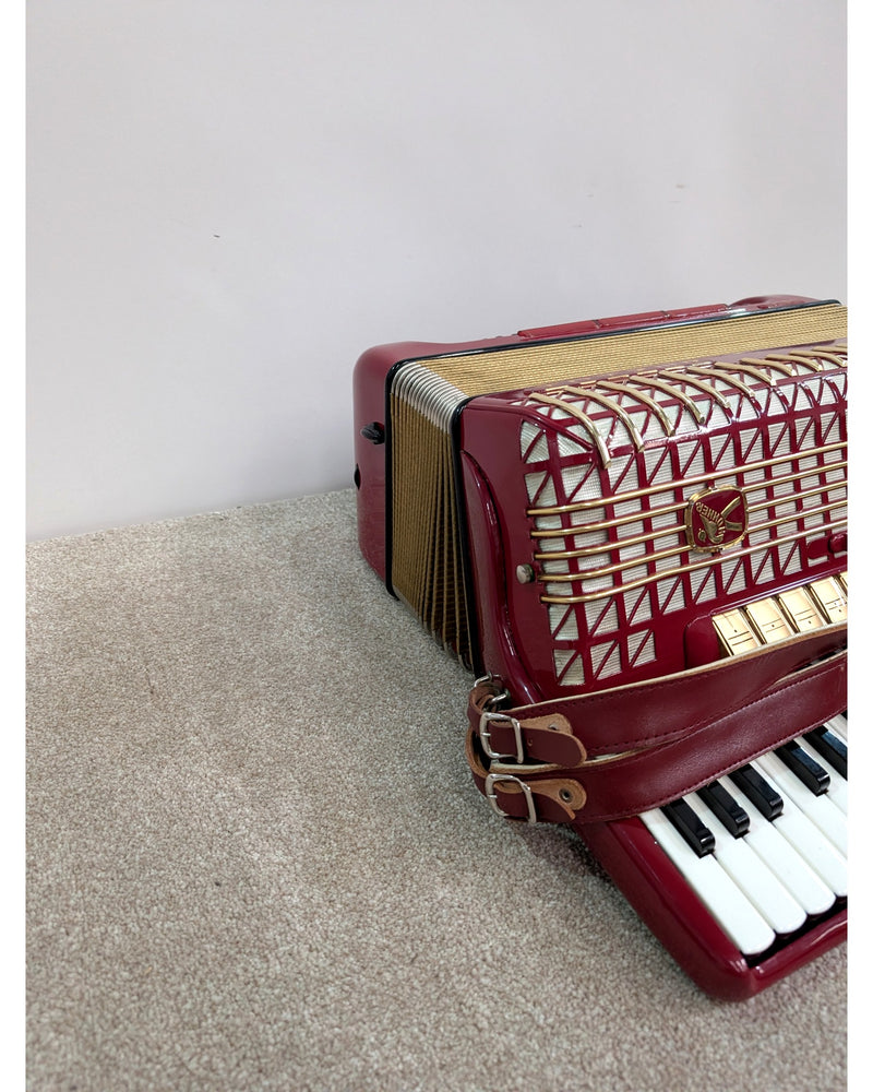 Hohner Atlantic IV Deluxe - Accordion - Red - Fair - image 8