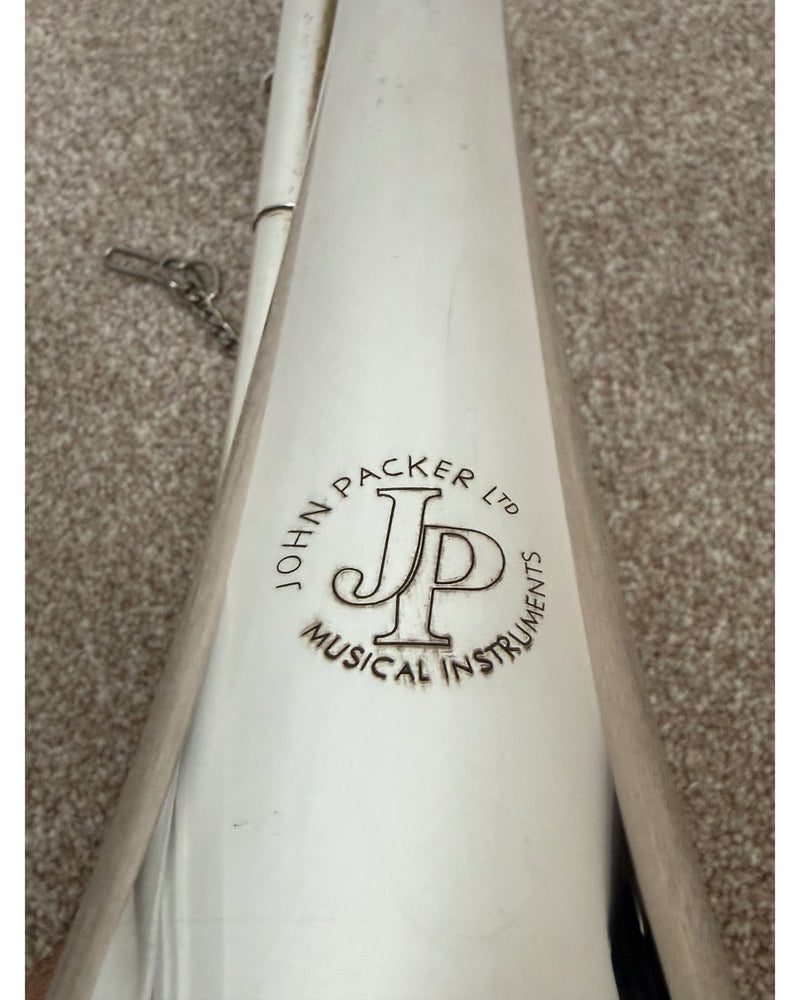 John Packer Bb Bugle - Brass Instruments - Silver - Fair w/ Hard Case - image 3