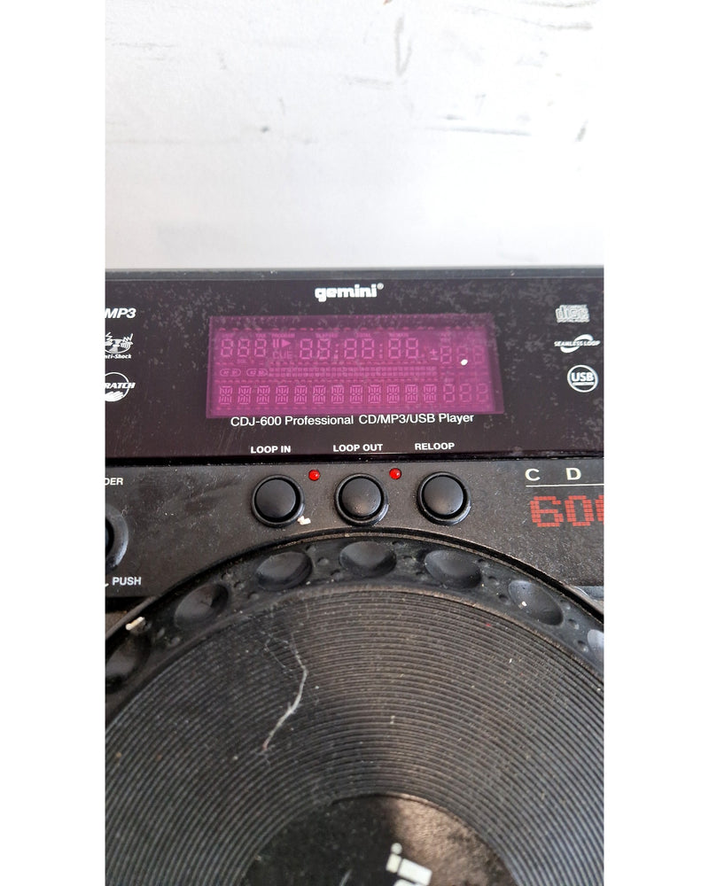 Gemini CDJ-600 - DJ Equipment - Good w/ Original Box - image 3
