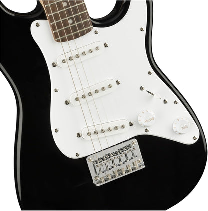Fender Squier Mini Stratocaster, Laurel Fingerboard, Black - Brand New