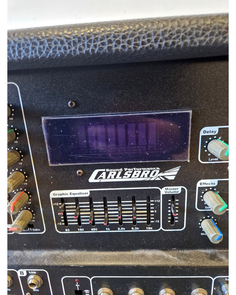 Carlsbro Marlin 8400 - Mixer - 8 Channel, 400W - Spares or Repair - Image 16