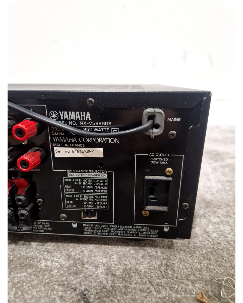 Yamaha RX-V596 - Audio Visual Receiver with speakers - Very Good - Image 5