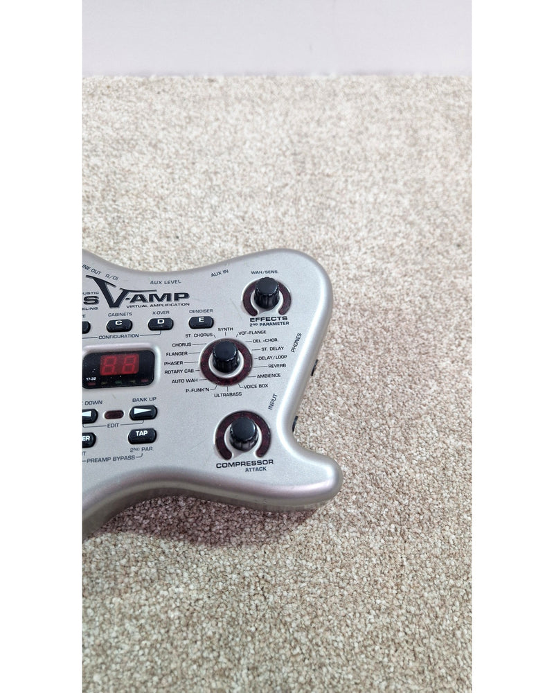 Behringer Bass V-Amp - Multi-Effects Pedal - Silver - Good w/ Soft Case & Power Supply - image 8