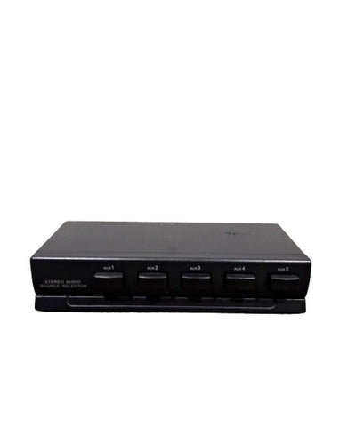 1x5 Stereo Audio Switch - Black - Good