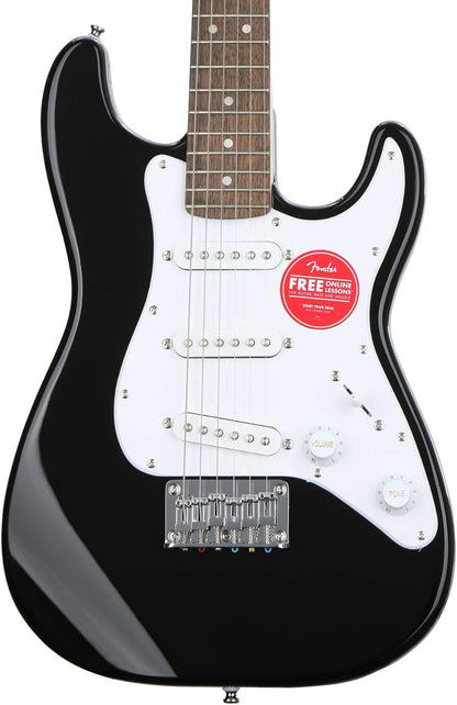 Fender Squier Mini Stratocaster, Laurel Fingerboard, Black - Brand New