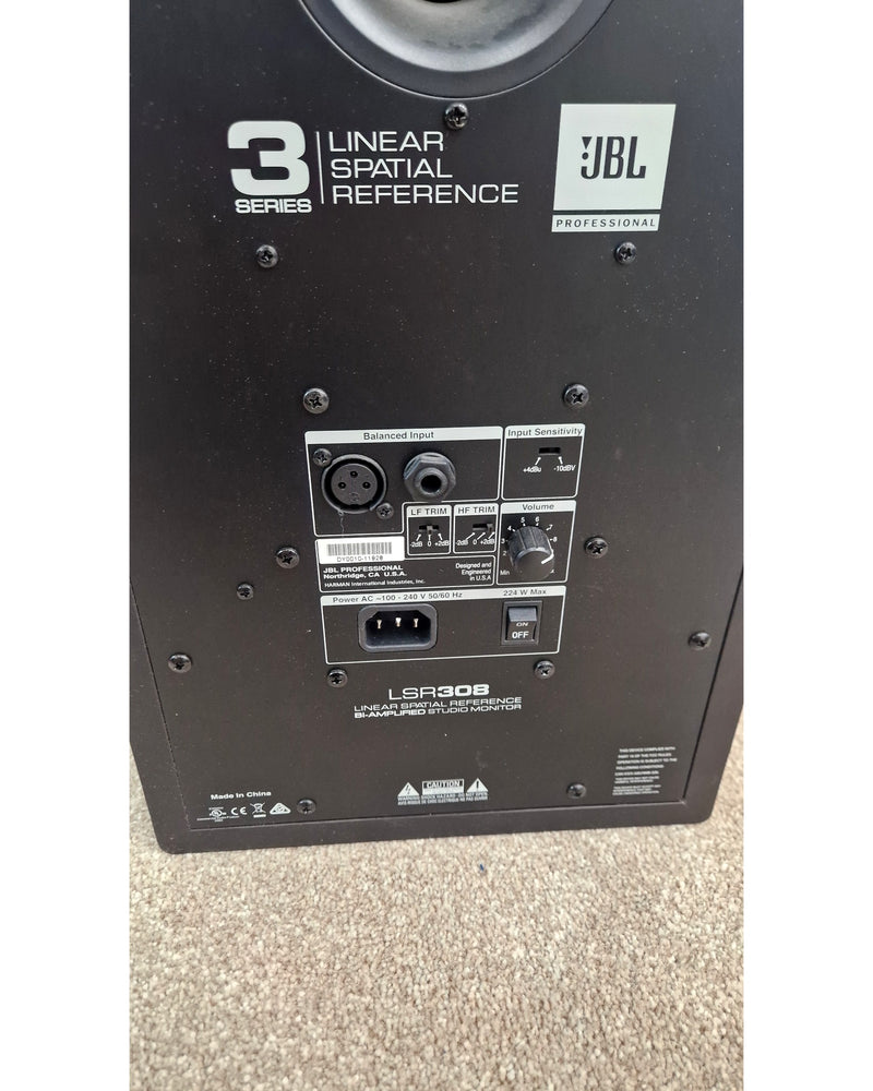 JBL LSR308 - Studio Monitors - Black - Good - image 10