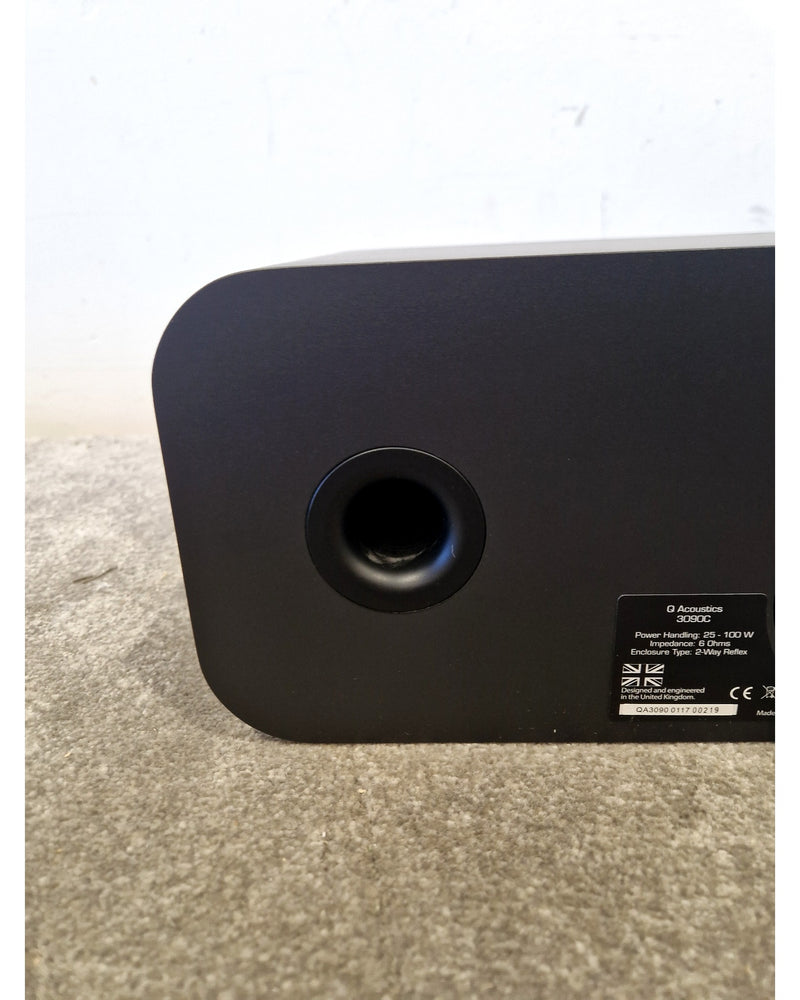 Q Acoustics 3090C Centre Channel Speaker - Black - Excellent w/ & tags - Image 3