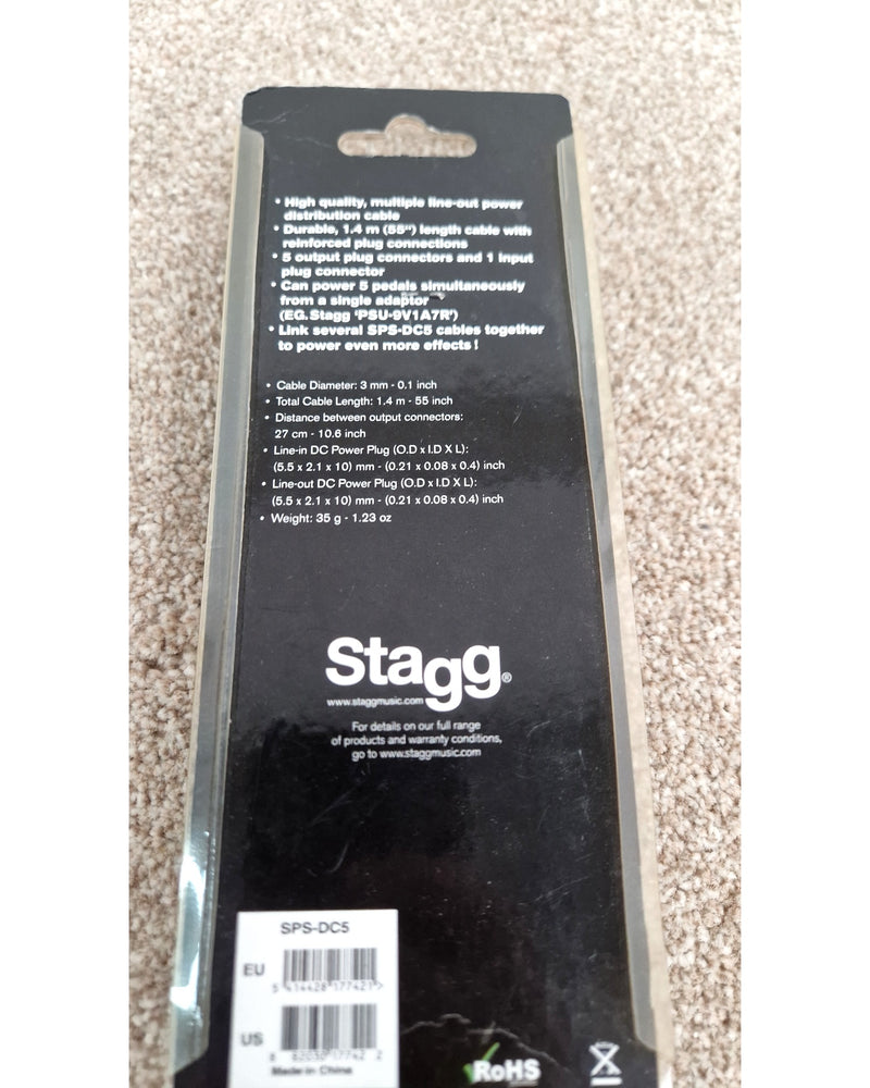 Stagg SPS-DC5 - Audio Cable - Like New w/ Original Box - Image 4
