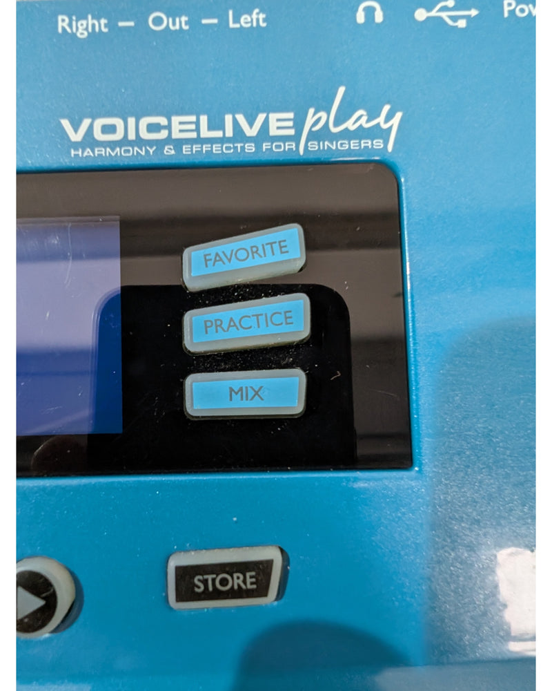 TC-Helicon VoiceLive Play - Multi-Effects Pedal - Blue - Good w/ Power Supply - image 12