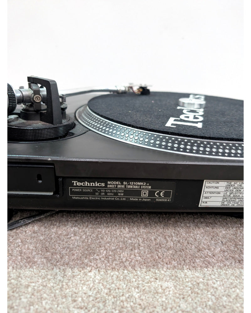 Technics SL-1210MK2 - Turntable - Black - Spares or Repair - image 5