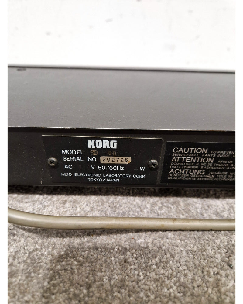 Korg SD-400 - Effect Unit Racks - Good - Image 4