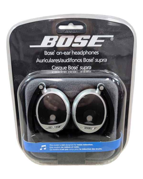 Bose On-Ear Headphones - Headphones - Black/Silver - Like New w/ Original Packaging