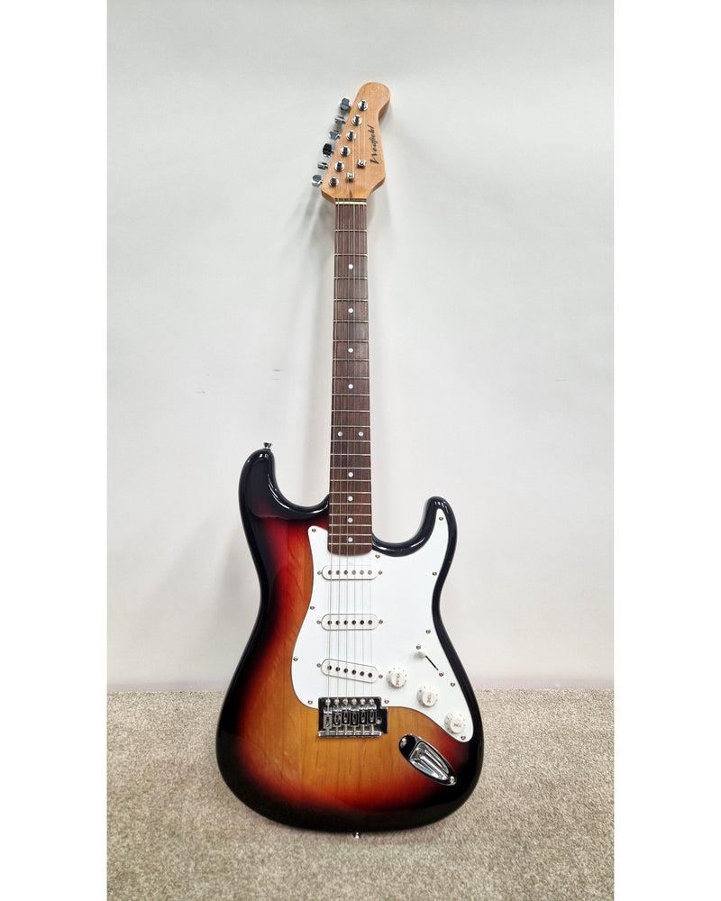 Westfield E1000 Strat - Electric Guitar - Sunburst - Excellent w/ Soft Case - image 12