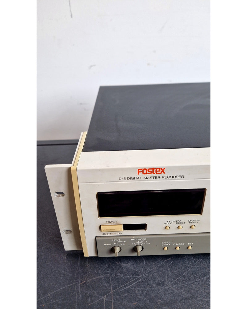 Fostex D-5 - Cassette Deck - Cream - Very Good - image 3