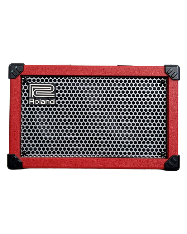 Roland Cube Street Amp - Guitar Amplifier - Red - Very Good w/ Soft Case