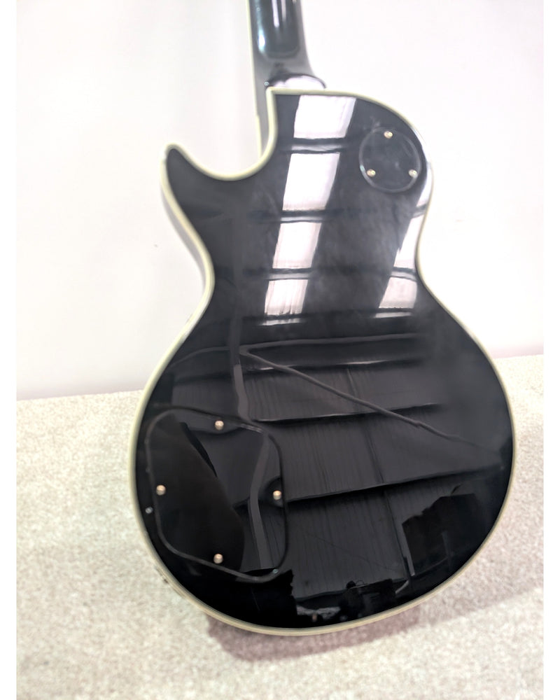 Burny Les Paul Custom  - MIC 2000s - Electric Guitar - Black - Good - image 6