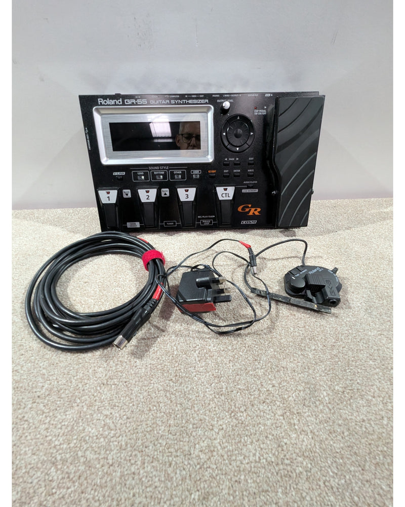 Roland GR-55 - Multi-Effects Pedal - Black - Excellent w/ Original Box, Cables, Power Supply, Manuals - image 17