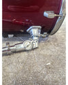Session Pro Tom Drum 12' Diameter - Metallic Red Drum - Good w/ & hardware - Photo 6